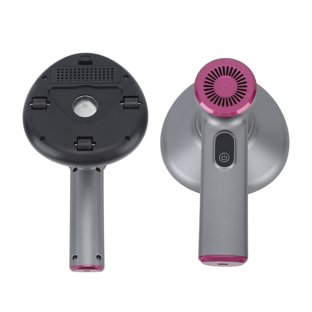 Handheld Vacuum Cleaner 2600mAh UV C Lamp Dust Mite Removal Vacuum Cleaner for Home Purple Gray
