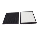 Air Purifier Filter Kit High Efficiency Particulate Air Filter Activated Carbon Filter for SHARP FZ F30HFE P F30TA - Top-Down View