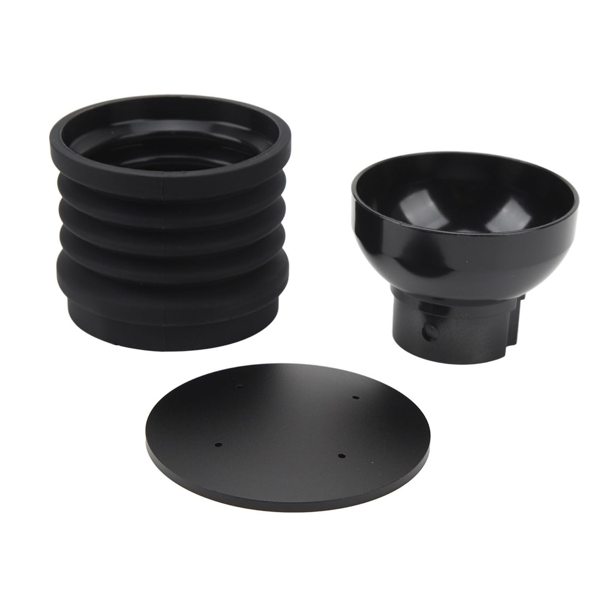 Single Dose Hopper with Bellow ABS Silicone Coffee Blowing Bean Bin Coffee Grinder Accessories for Household Restaurant