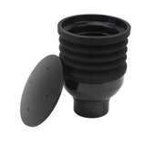 Single Dose Hopper with Bellow ABS Silicone Coffee Blowing Bean Bin Coffee Grinder Accessories for Household Restaurant - Close-Up Angle