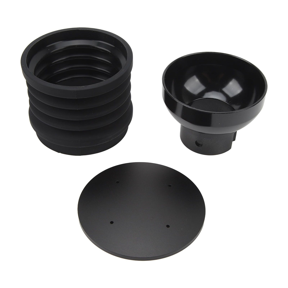 Single Dose Hopper with Bellow ABS Silicone Coffee Blowing Bean Bin Coffee Grinder Accessories for Household Restaurant