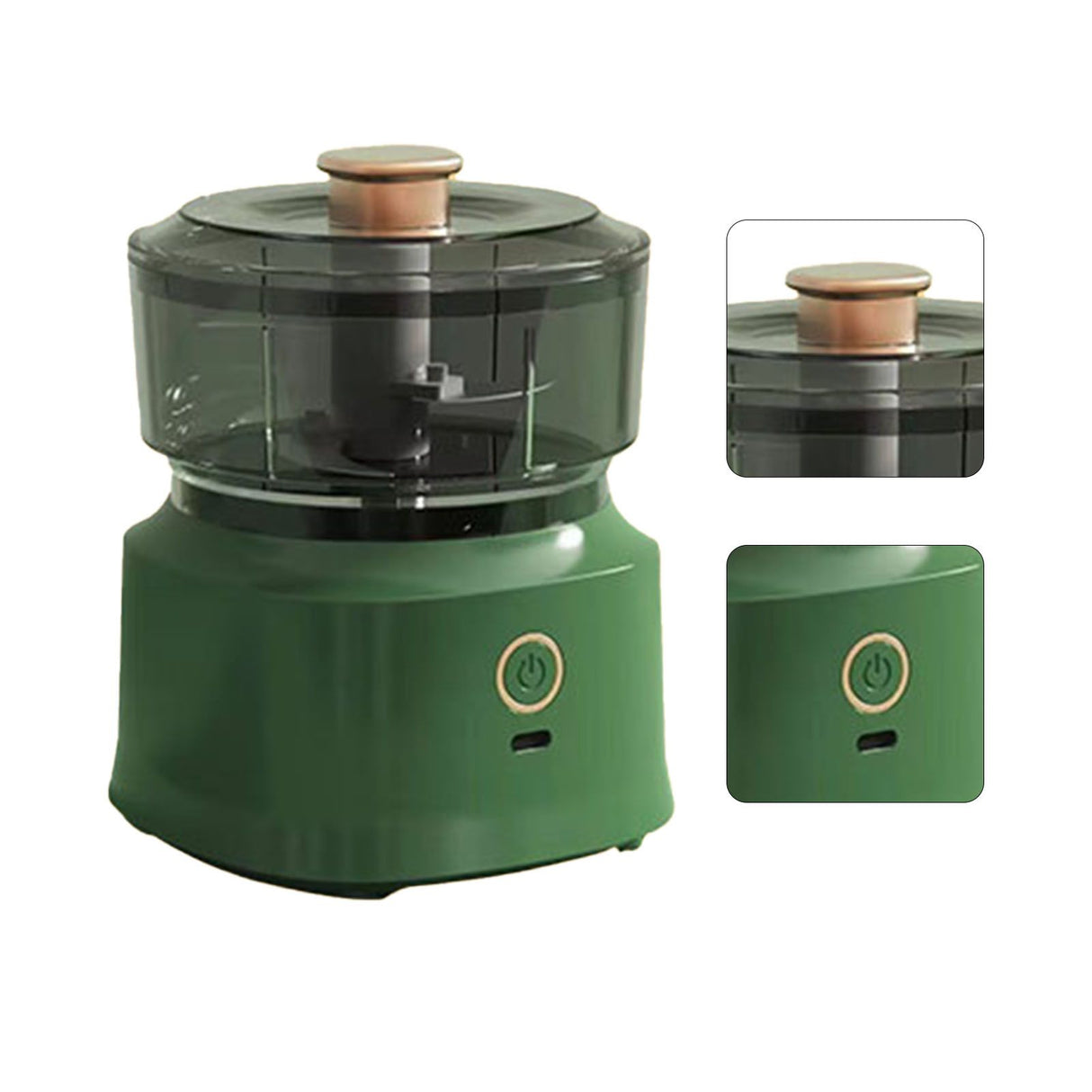 Electric Meat Chopper Grinder Blender Multifunctional Stainless Steel Blades Efficient Safe Food Blender for Kitchen Light Green
