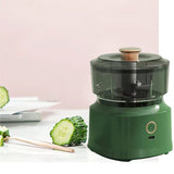 Electric Meat Chopper Grinder Blender Multifunctional Stainless Steel Blades Efficient Safe Food Blender for Kitchen Light Green