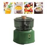 Electric Meat Chopper Grinder Blender Multifunctional Stainless Steel Blades Efficient Safe Food Blender for Kitchen Light Green - Extra Image