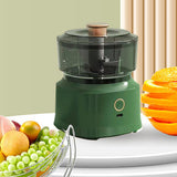 Electric Meat Chopper Grinder Blender Multifunctional Stainless Steel Blades Efficient Safe Food Blender for Kitchen Light Green - Extra Image