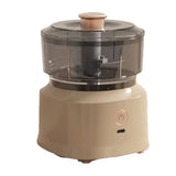 Electric Meat Chopper Grinder Blender Multifunctional Stainless Steel Blades Efficient Safe Food Blender for Kitchen Dark Brown