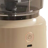 Electric Meat Chopper Grinder Blender Multifunctional Stainless Steel Blades Efficient Safe Food Blender for Kitchen Dark Brown