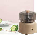 Electric Meat Chopper Grinder Blender Multifunctional Stainless Steel Blades Efficient Safe Food Blender for Kitchen Dark Brown - Extra Image
