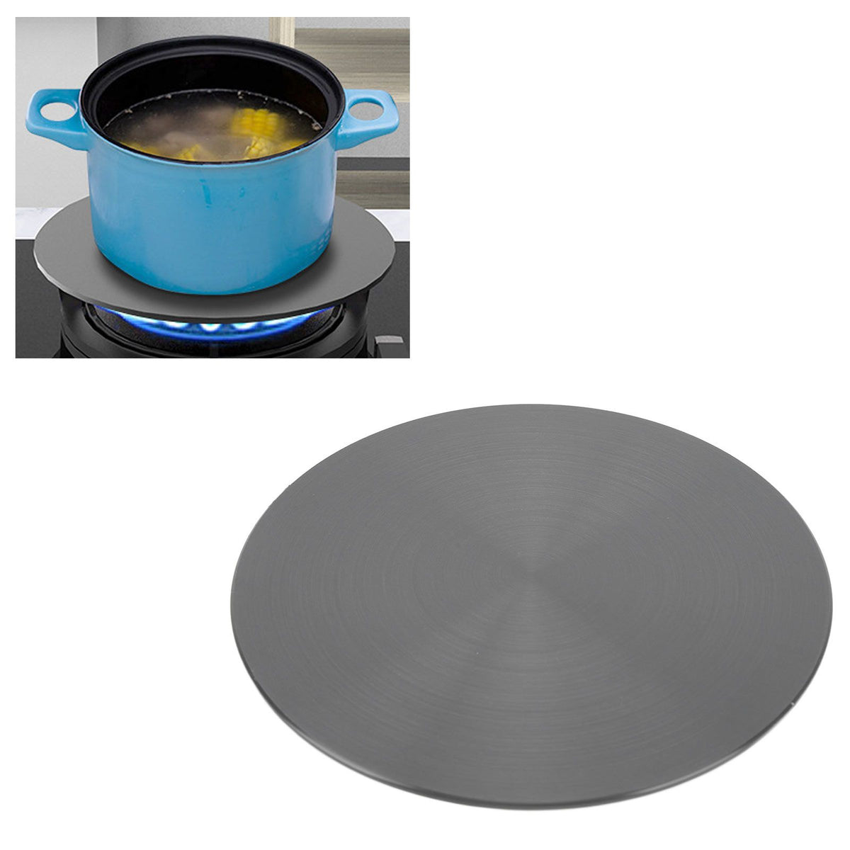 Heat Diffuser Aluminum Induction Diffuser Plate Flame Guard Simmer Ring Plate Hob Ring Plate for Gas Stove