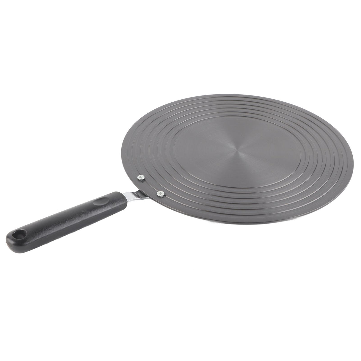 Cooking Heat Conduction Plate with Handle 6mm Aluminum Alloy Heat Diffuser Plate for Defrosting Food 24cm / 9.4in