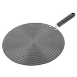 Cooking Heat Conduction Plate with Handle 6mm Aluminum Alloy Heat Diffuser Plate for Defrosting Food 28cm / 11in - Top-Down View