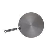Cooking Heat Conduction Plate with Handle 6mm Aluminum Alloy Heat Diffuser Plate for Defrosting Food 28cm / 11in - Low Angle