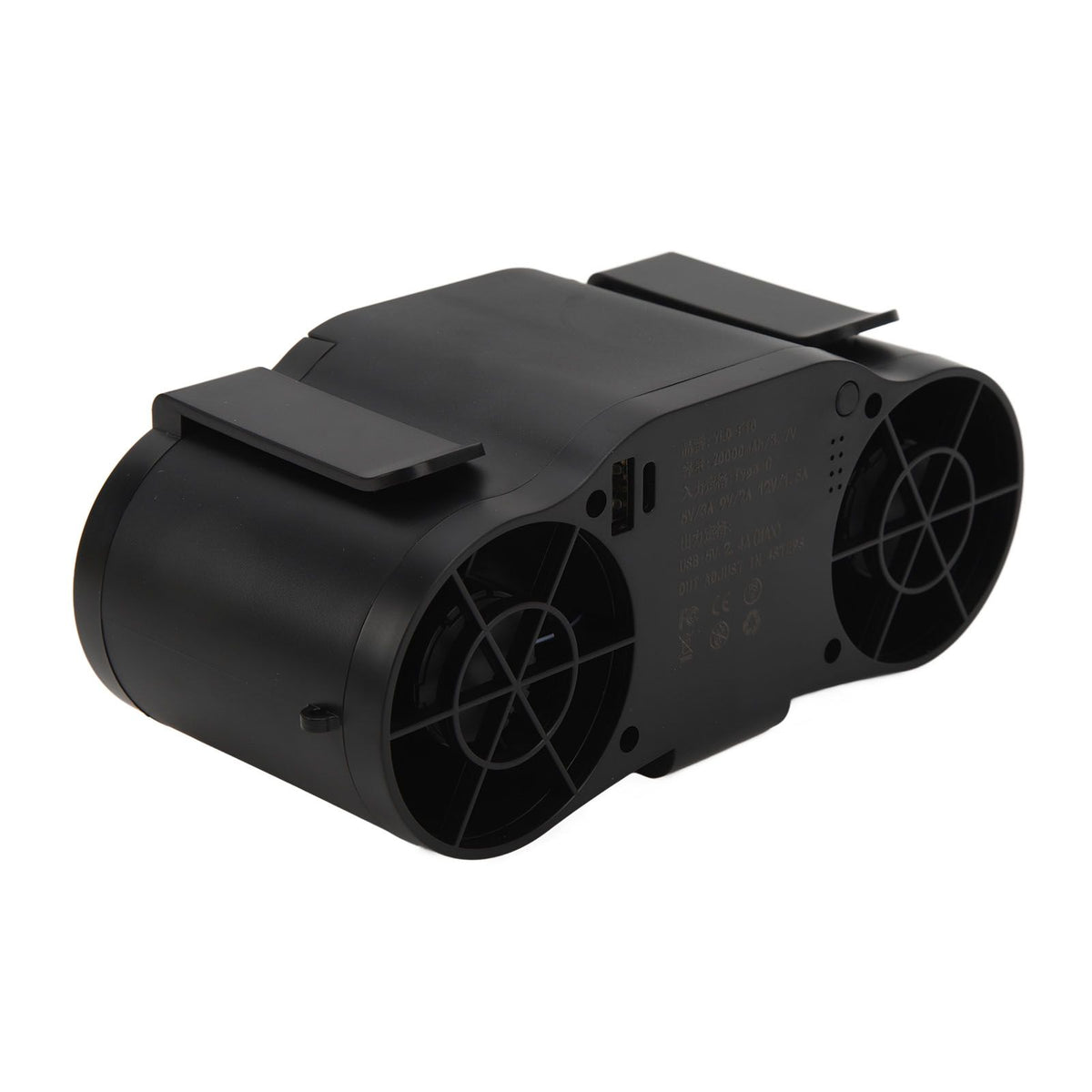 3 in 1 Portable Waist Fan Wind Speed Adjustable 20000mAh Electric Body Fan for Outdoor Work