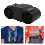 3 in 1 Portable Waist Fan Wind Speed Adjustable 20000mAh Electric Body Fan for Outdoor Work