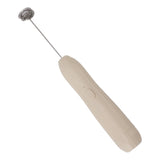 Milk Frother Khaki Rechargeable Coffee Frother Mixer for Coffee Latte Hot Chocolate