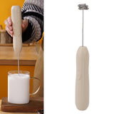 Milk Frother Khaki Rechargeable Coffee Frother Mixer for Coffee Latte Hot Chocolate