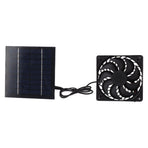 10W Solar Panel Fan Kit Solar Powered Fan for Small Greenhouses Doghouses Sheds Ventilation