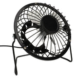Solar Panel Powered Fan 5W USB 360 Degree Adjustable Solar Panel Greenhouse Fan for Outdoor Chicken Coop Dog House - Rear View