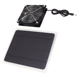 Solar Panel Fan Kit 10W Weatherproof Solar Powered Fan Wall Mounted for Outside Small Chicken Coops Greenhouses Sheds