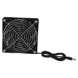 Solar Panel Fan Kit 10W Weatherproof Solar Powered Fan Wall Mounted for Outside Small Chicken Coops Greenhouses Sheds