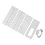 Air Conditioner Window Vent Kit PVC Easy Installation Seamless Universal Adjustable Air Conditioner Window Accessory 4 Plates for 140cm Window