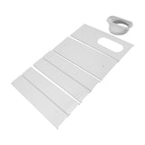 Air Conditioner Window Vent Kit PVC Easy Installation Seamless Universal Adjustable Air Conditioner Window Accessory 4 Plates for 140cm Window - Extra Image