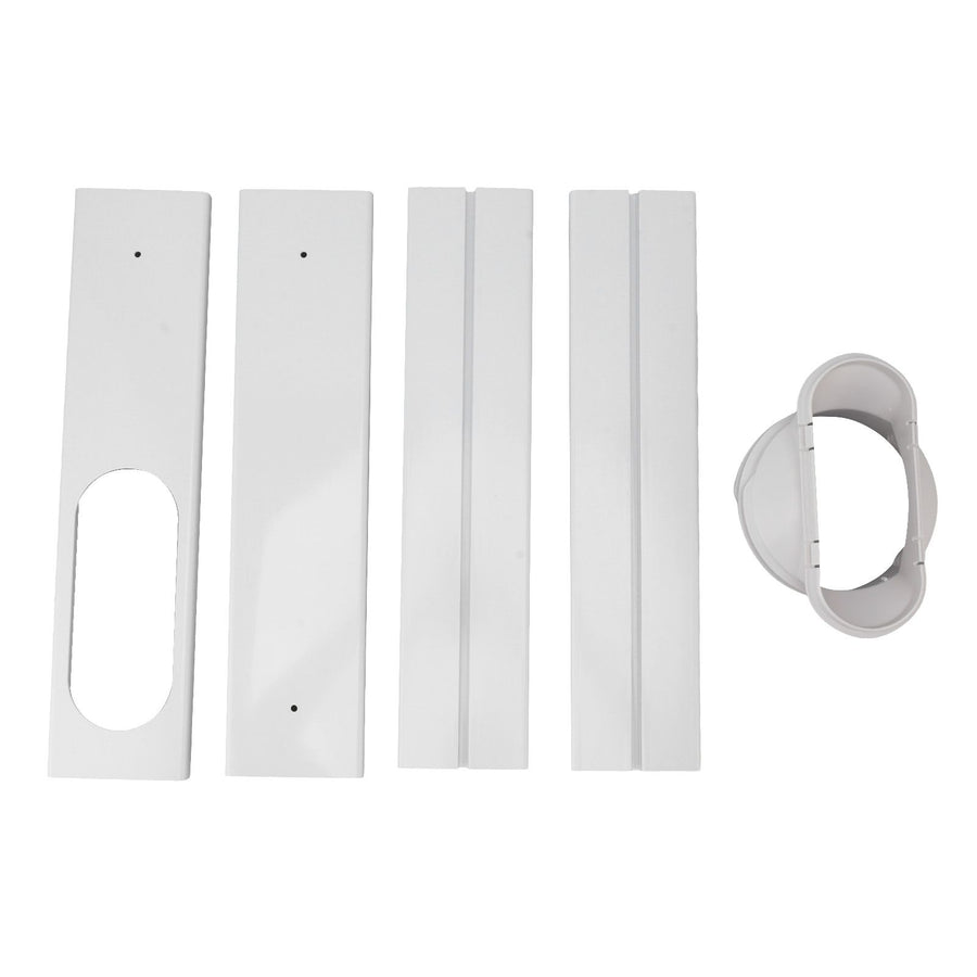 Portable AC Window Vent Kit Air Conditioner Window Kit Adjustable PVC Window Seal Kit Panels for Horizontal Vertical Window