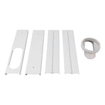 Portable AC Window Vent Kit Air Conditioner Window Kit Adjustable PVC Window Seal Kit Panels for Horizontal Vertical Window