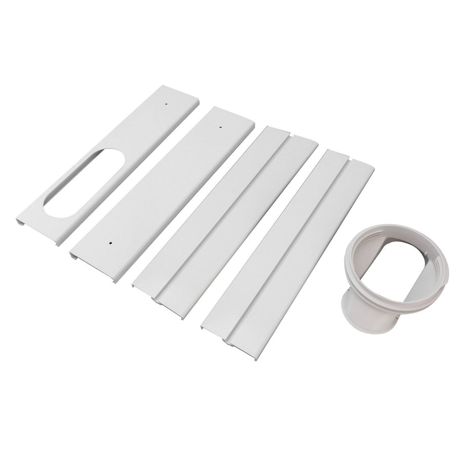 Portable AC Window Vent Kit Air Conditioner Window Kit Adjustable PVC Window Seal Kit Panels for Horizontal Vertical Window