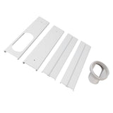 Portable AC Window Vent Kit Air Conditioner Window Kit Adjustable PVC Window Seal Kit Panels for Horizontal Vertical Window - Extra Image