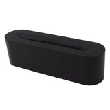Simulated Flame Air Aroma Diffuser Humidifier 7 Color Fire Air Diffuser for Bedroom Home Yoga Office Black - Front View