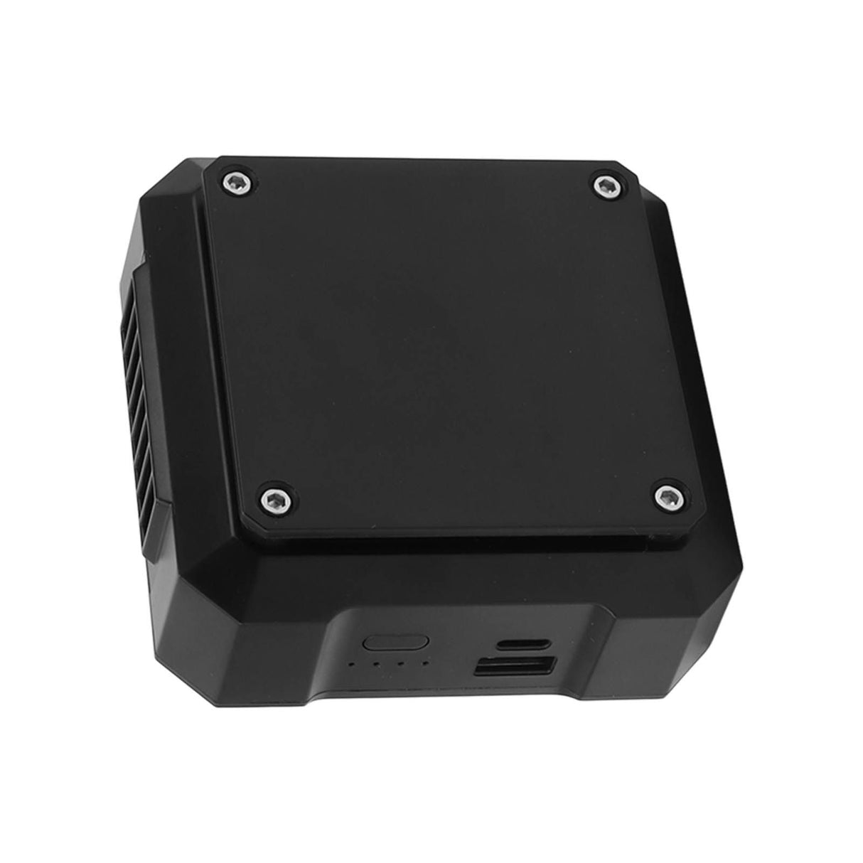 Waist Clip Fan USB Charge 4000mAh Battery 3 Speed Modes White Light ABS Shell Belt Fan for Camping Adventure Travel