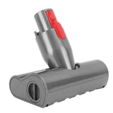 Mini Motorized Tool Brush Head ABS Fiber Vacuum Head Quick Release Vacuum Cleaner Part for V7 V8 V10 V11 - Top-Down View