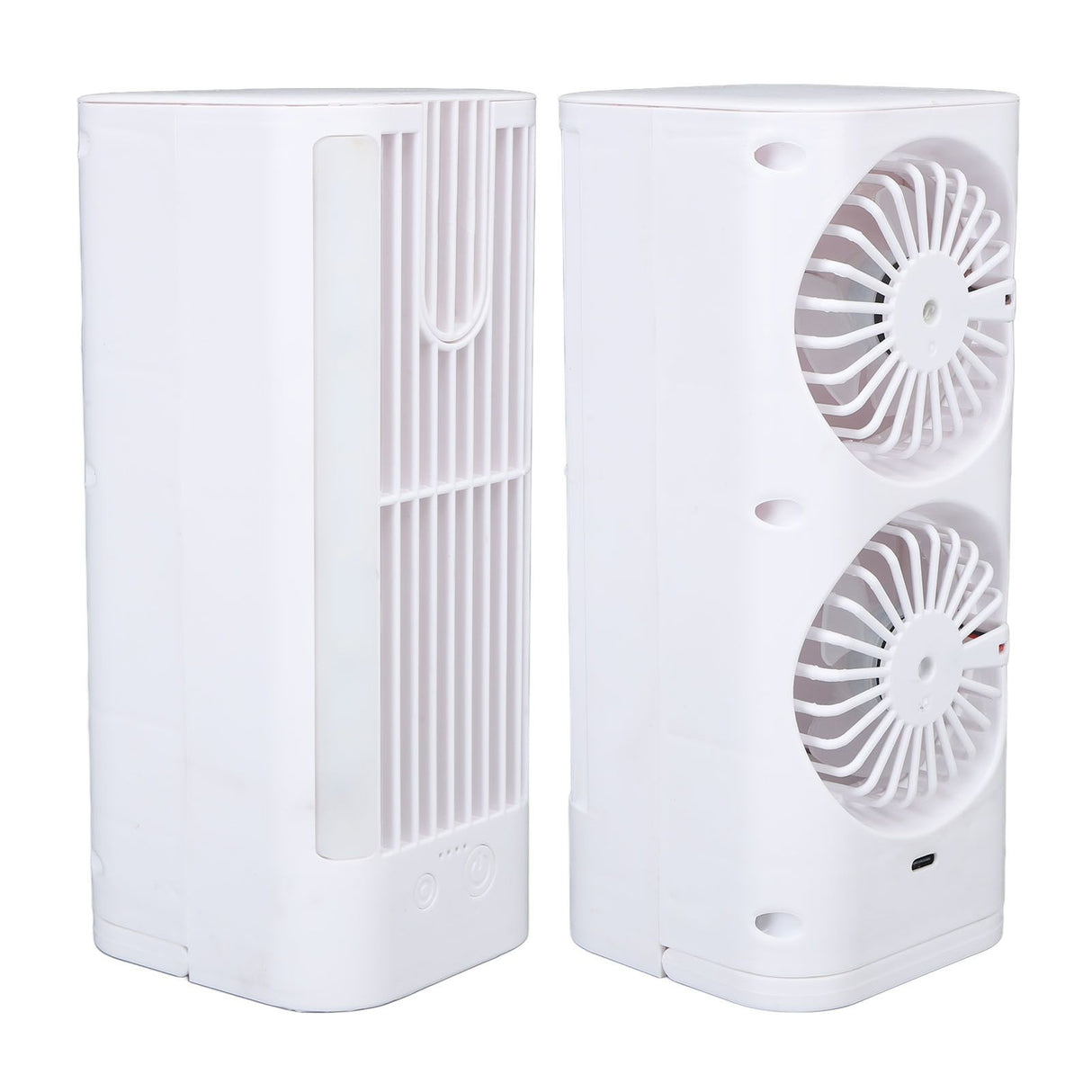 Desk Night Light Fan Power Adjustable Space Saving Quiet Multifunctional Cool Fan Plug and Play Without Sprayer