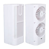 Desk Night Light Fan Power Adjustable Space Saving Quiet Multifunctional Cool Fan Plug and Play Without Sprayer