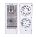 Desk Night Light Fan Power Adjustable Space Saving Quiet Multifunctional Cool Fan Plug and Play Without Sprayer