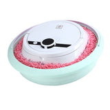 Robot Vacuum Cleaner Strong Suction Wet and Dry Use Rechargeable Robot Mop for Livingroom Bedroom Bathroom White