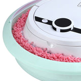 Robot Vacuum Cleaner Strong Suction Wet and Dry Use Rechargeable Robot Mop for Livingroom Bedroom Bathroom White