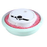 Robot Vacuum Cleaner Strong Suction Wet and Dry Use Rechargeable Robot Mop for Livingroom Bedroom Bathroom White