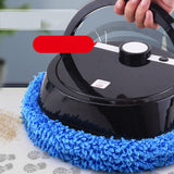 Robot Vacuum Cleaner Strong Suction Wet and Dry Use Rechargeable Robot Mop for Livingroom Bedroom Bathroom Black - Extra Image