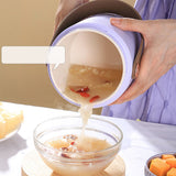 Mini Rice Cooker Efficient Heating Insulated Portable Multifunction Soup Porridge Stewpot for Home Office Dorm Purple - Extra Image