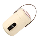 Mini Rice Cooker Efficient Heating Insulated Portable Multifunction Soup Porridge Stewpot for Home Office Dorm White