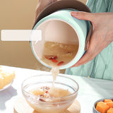 Mini Rice Cooker Efficient Heating Insulated Portable Multifunction Soup Porridge Stewpot for Home Office Dorm Green - Extra Image