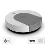 Robot Vacuum Cleaner Strong Suction Automatic USB Rechargeable Sweeping Robot for Ceramic Tiles Hard Floors Grey