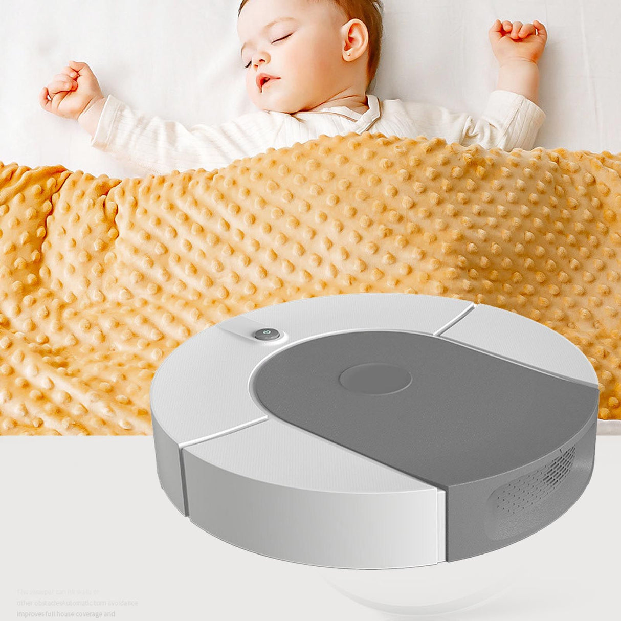 Robot Vacuum Cleaner Strong Suction Automatic USB Rechargeable Sweeping Robot for Ceramic Tiles Hard Floors Grey