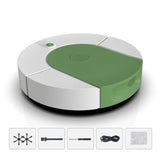 Robot Vacuum Cleaner Strong Suction Automatic USB Rechargeable Sweeping Robot for Ceramic Tiles Hard Floors Green