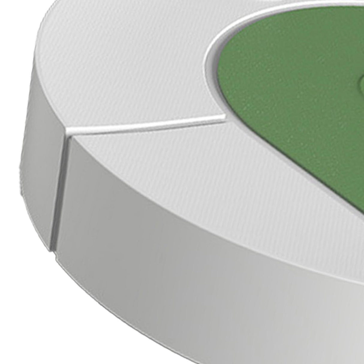 Robot Vacuum Cleaner Strong Suction Automatic USB Rechargeable Sweeping Robot for Ceramic Tiles Hard Floors Green