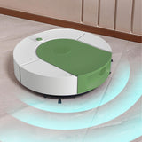 Robot Vacuum Cleaner Strong Suction Automatic USB Rechargeable Sweeping Robot for Ceramic Tiles Hard Floors Green - Extra Image