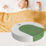 Robot Vacuum Cleaner Strong Suction Automatic USB Rechargeable Sweeping Robot for Ceramic Tiles Hard Floors Green - Extra Image