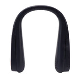 Neck Fan Bladeless USB Charging 5 Speeds Adjustable Wearable Portable Hanging Neck Fan for Outdoor Blue - Top-Down View